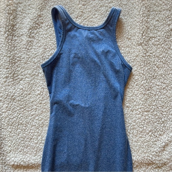 SHEIN Blue Maxi Side Slit Dress - Picture 4 of 6